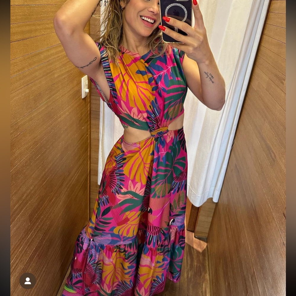 FARM Rio Multicolor Tropical Maxi Dress - Picture 2 of 8